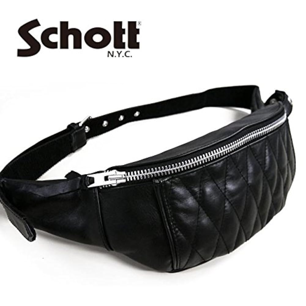 Schott ショット　ボディバッグ　ウエストバッグ　バッグ　レザー Schott N.Y.C PADDED LEATHER BODYBAG レザーボディーバッグ